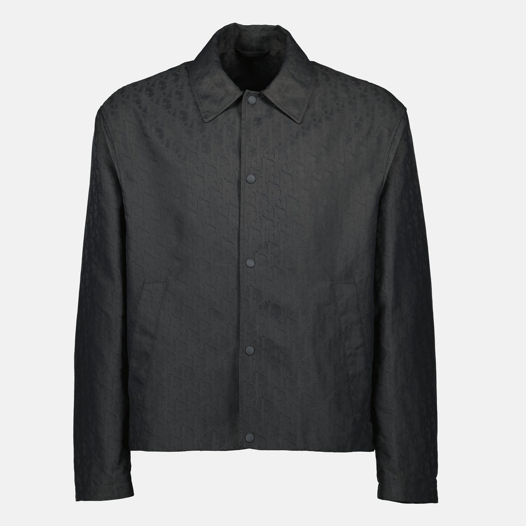Immagine del Blouson Dior Oblique del marchio Dior per Uomo - Stagione Autunno-Inverno 2025 - Vista Frontale