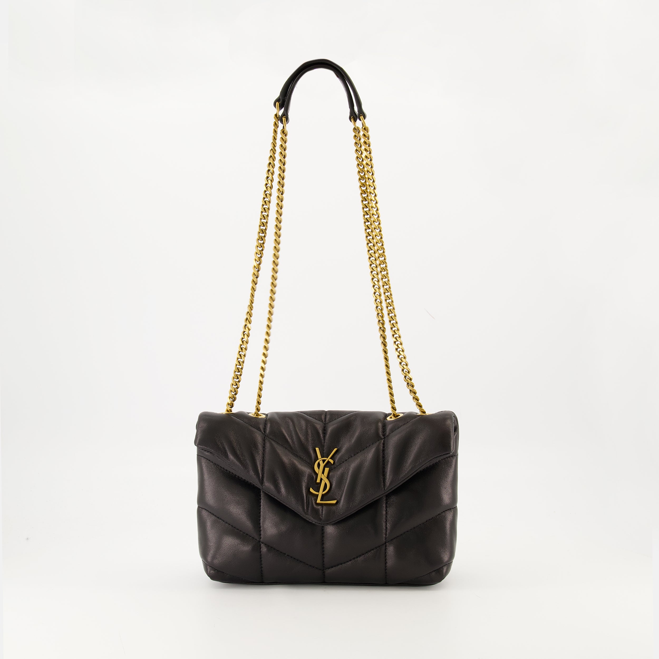 Image de l'article Sac Puffer Toy de la marque Saint Laurent pour Femme - Saison Automne-Hiver 2025 - Vue de Face