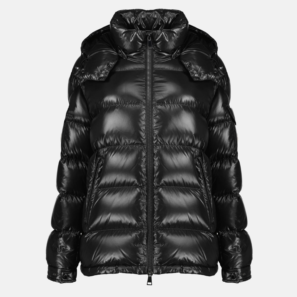 Maire Schwarze Daunenjacke