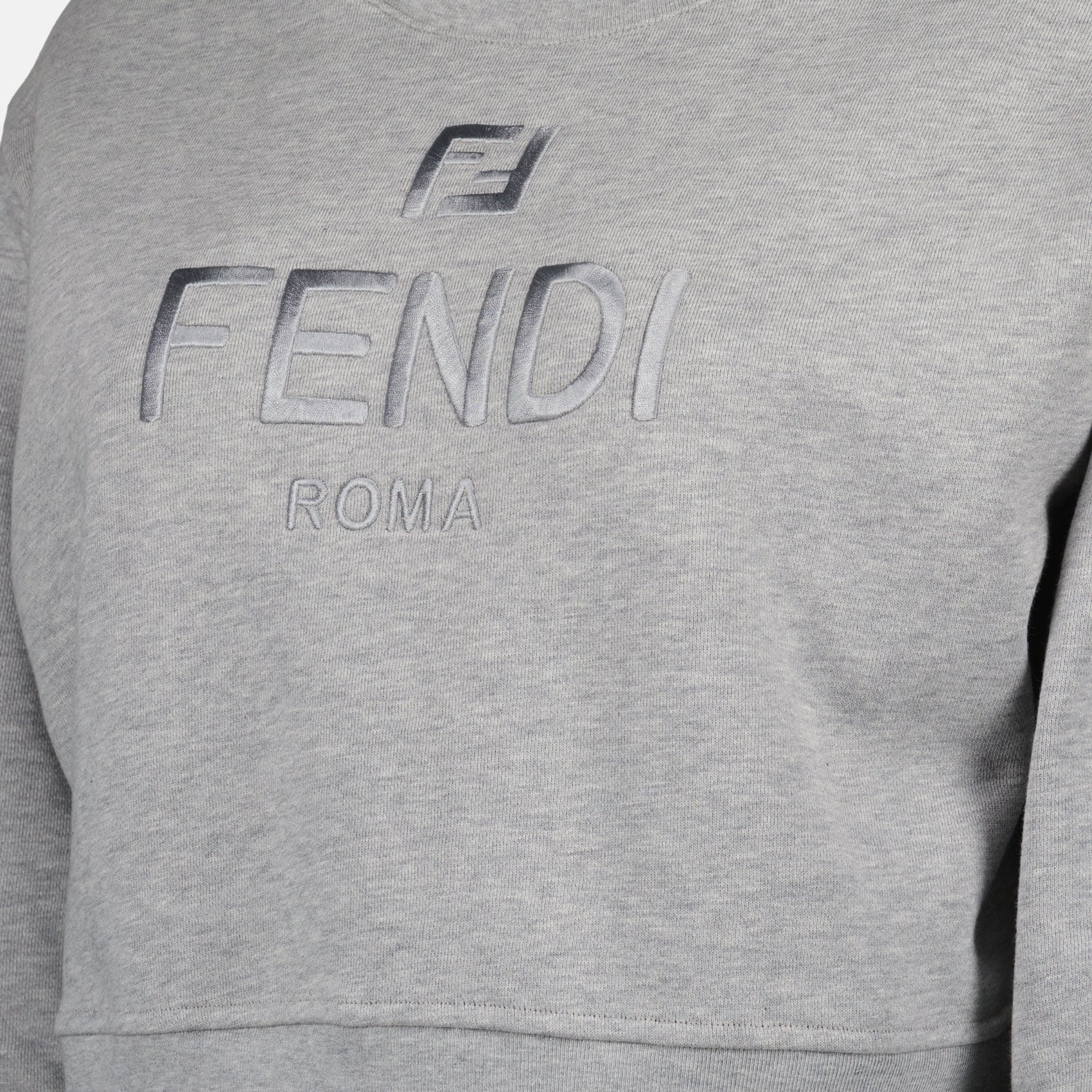 Felpe Sweatshirt Fendi Fendi Grigio Femme