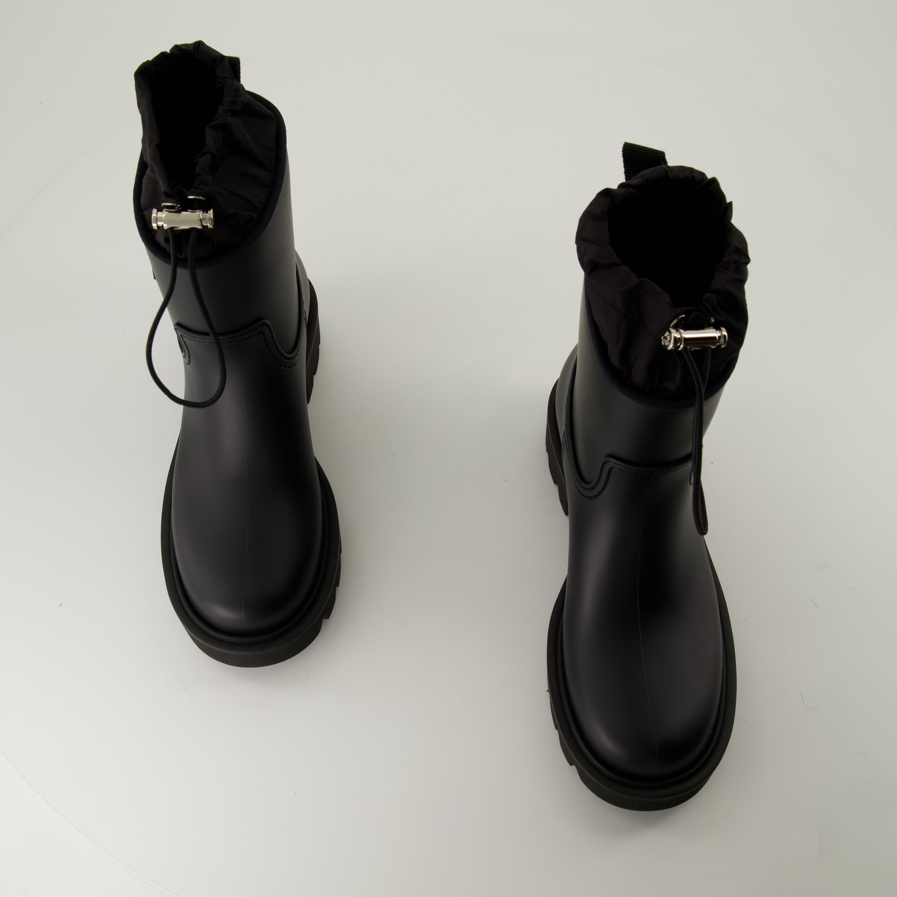 Bottines Mini Bottes Kickstream de pluie Moncler Noir Femme