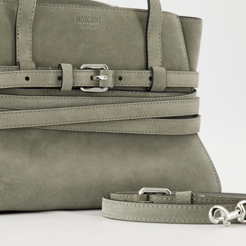 Image de l'article Petit sac Tie Me de la marque Moschino pour Femme - Saison Automne-Hiver 2025 - Vue détaillée_2