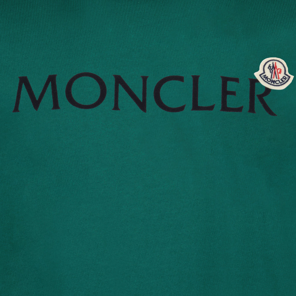T-shirts T-shirt vert Moncler Vert Homme