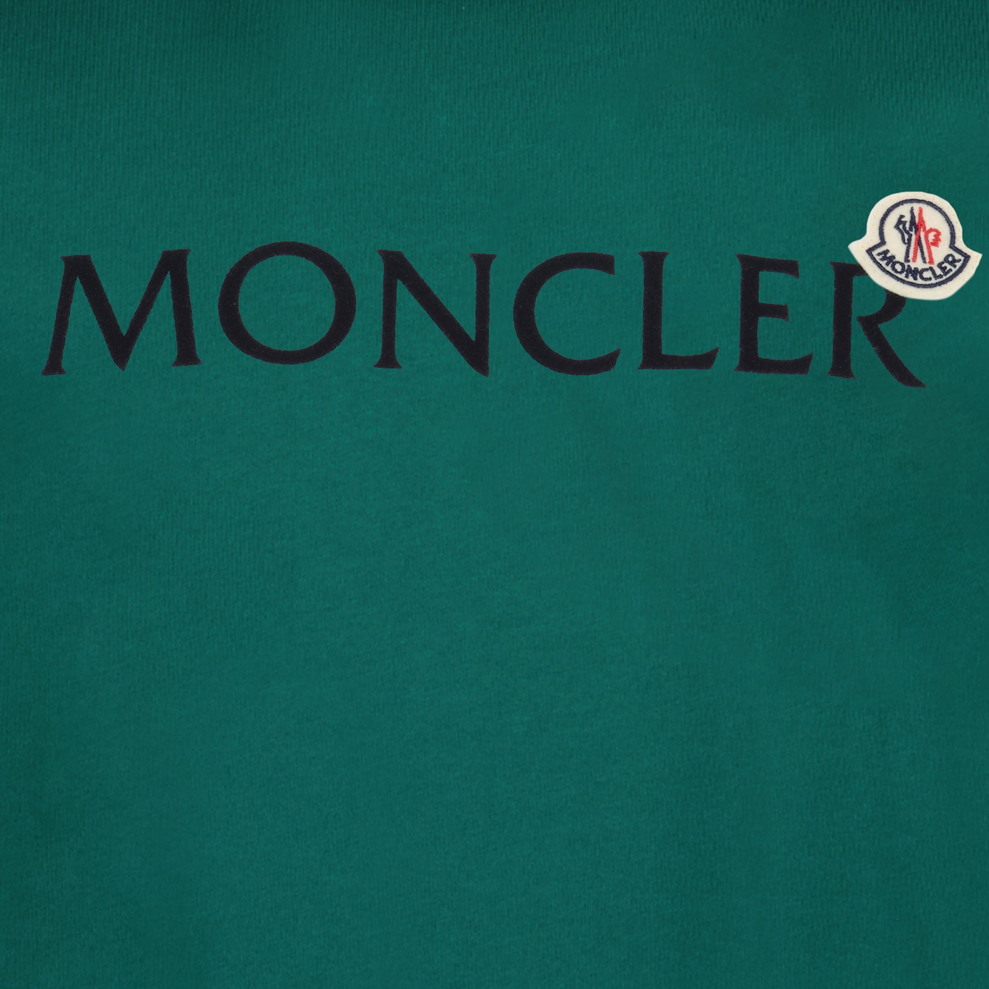 T-shirts T-shirt vert Moncler Vert Homme