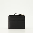 スモールレザーグッズ VLogoカードホルダー Valentino Garavani 黒 Homme
