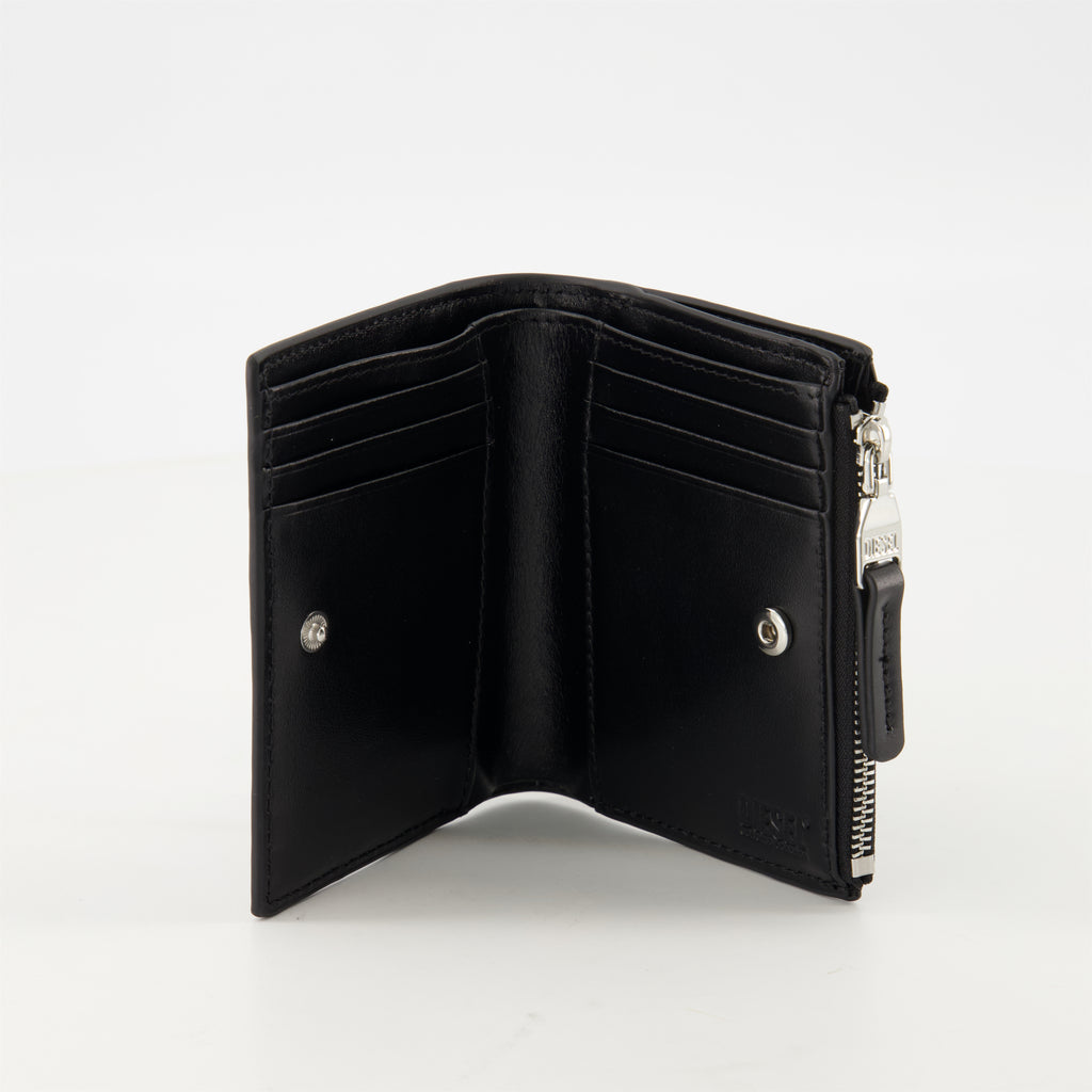 Petite maroquinerie Porte-monnaie 1dr bi-fold zip ii Diesel Noir Femme