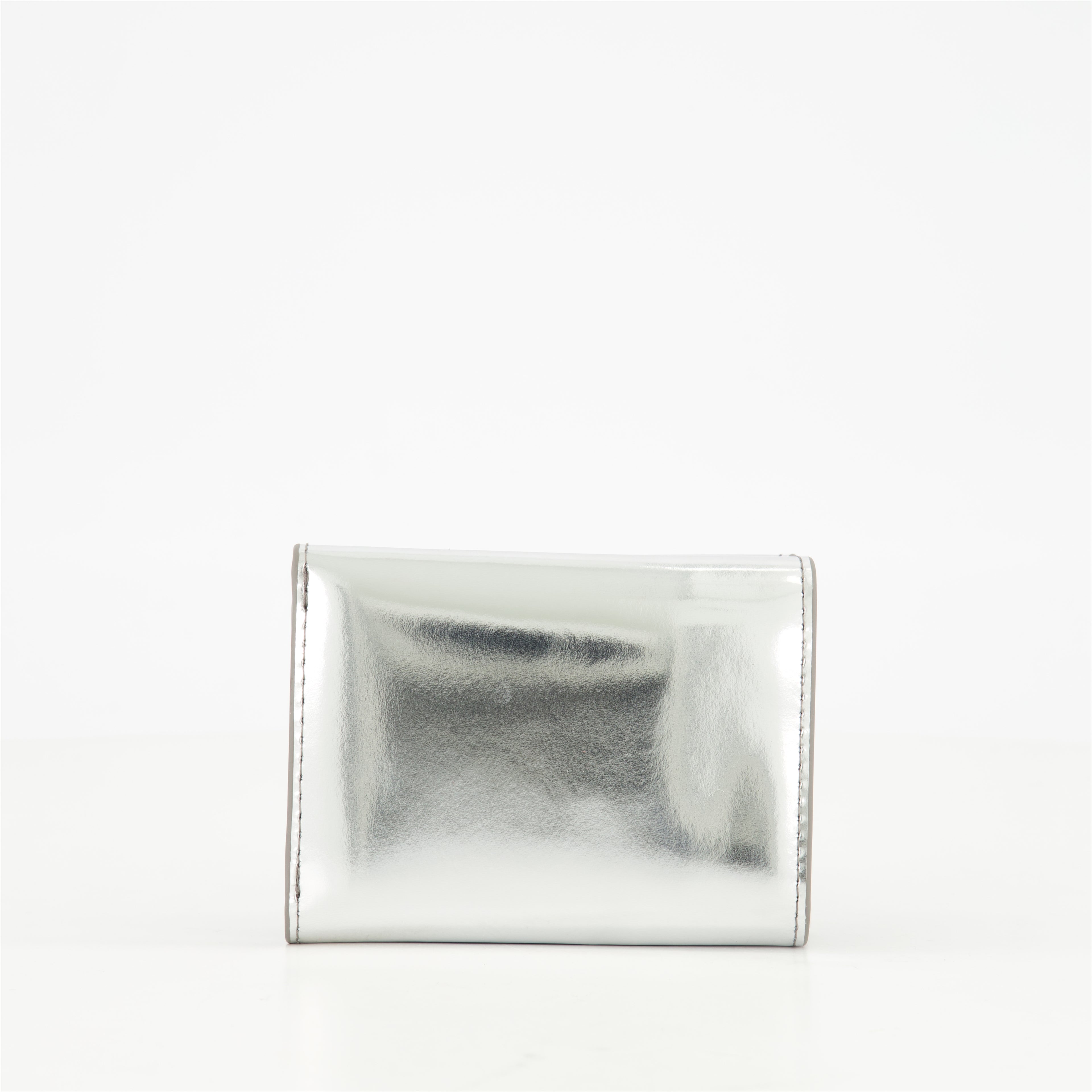 スモールレザーグッズ Portefeuille 1DR Tri Fold Diesel 銀 Femme