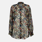 Imagem da camisa Goya com padrão da marca Khaite para Mulher - Temporada Primavera-Verão 2026 - Vista Frontal