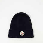 Imagem do Gorro de Lã Moncler para Homem - Temporada Outono-Inverno 2025 - Vista Frontal