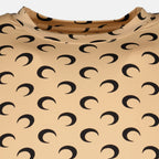 Bild des beigen Jersey Moon Tops der Marke Marine Serre für Unisex - Herbst-Winter 2025 Saison - Detailansicht 2