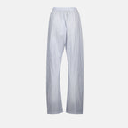 パンツ Pantalon à rayures Mm6 白 Femme