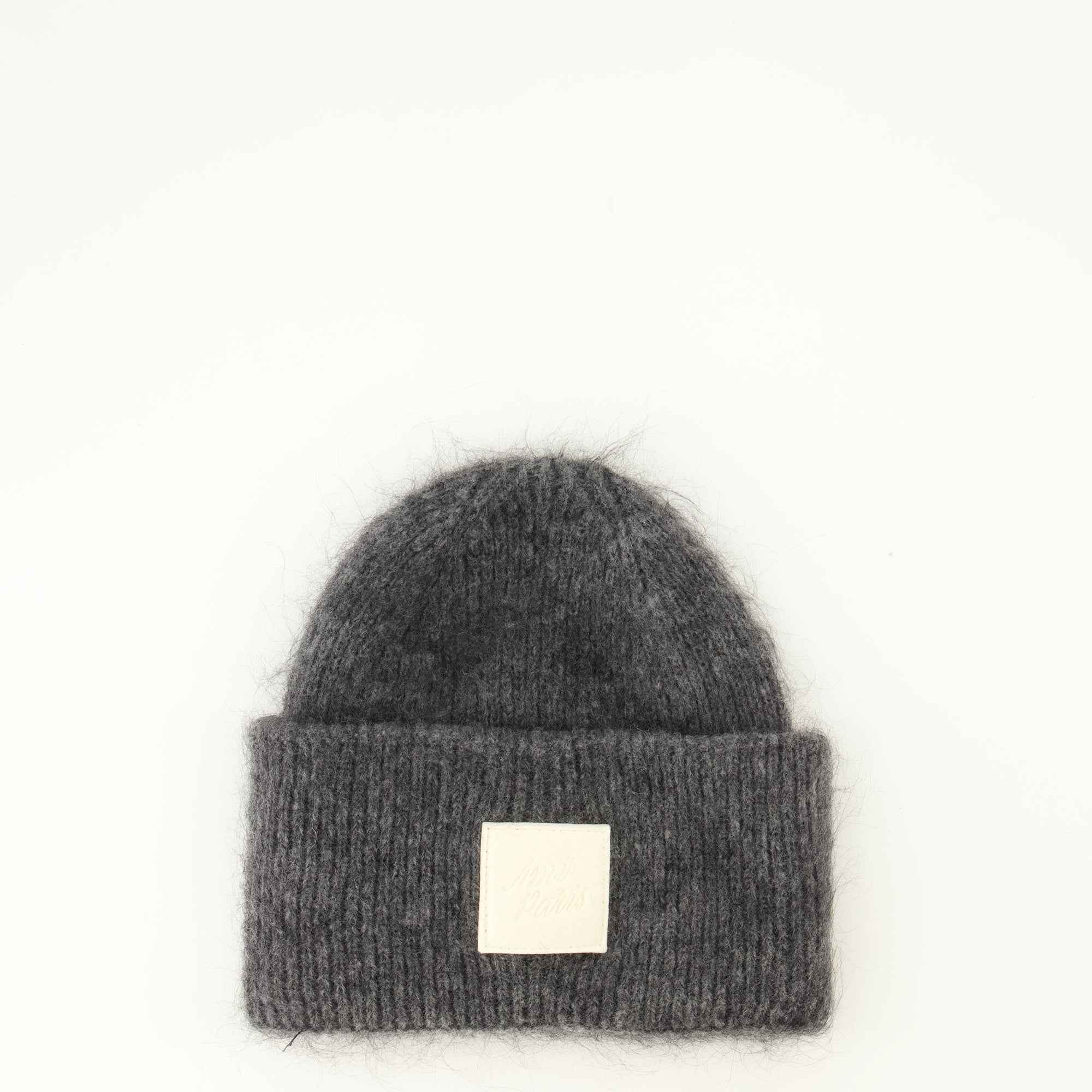 Chapeaux, casquettes et bonnets Gorro de Mohair Gris Ami PARIS Gris Unisexe