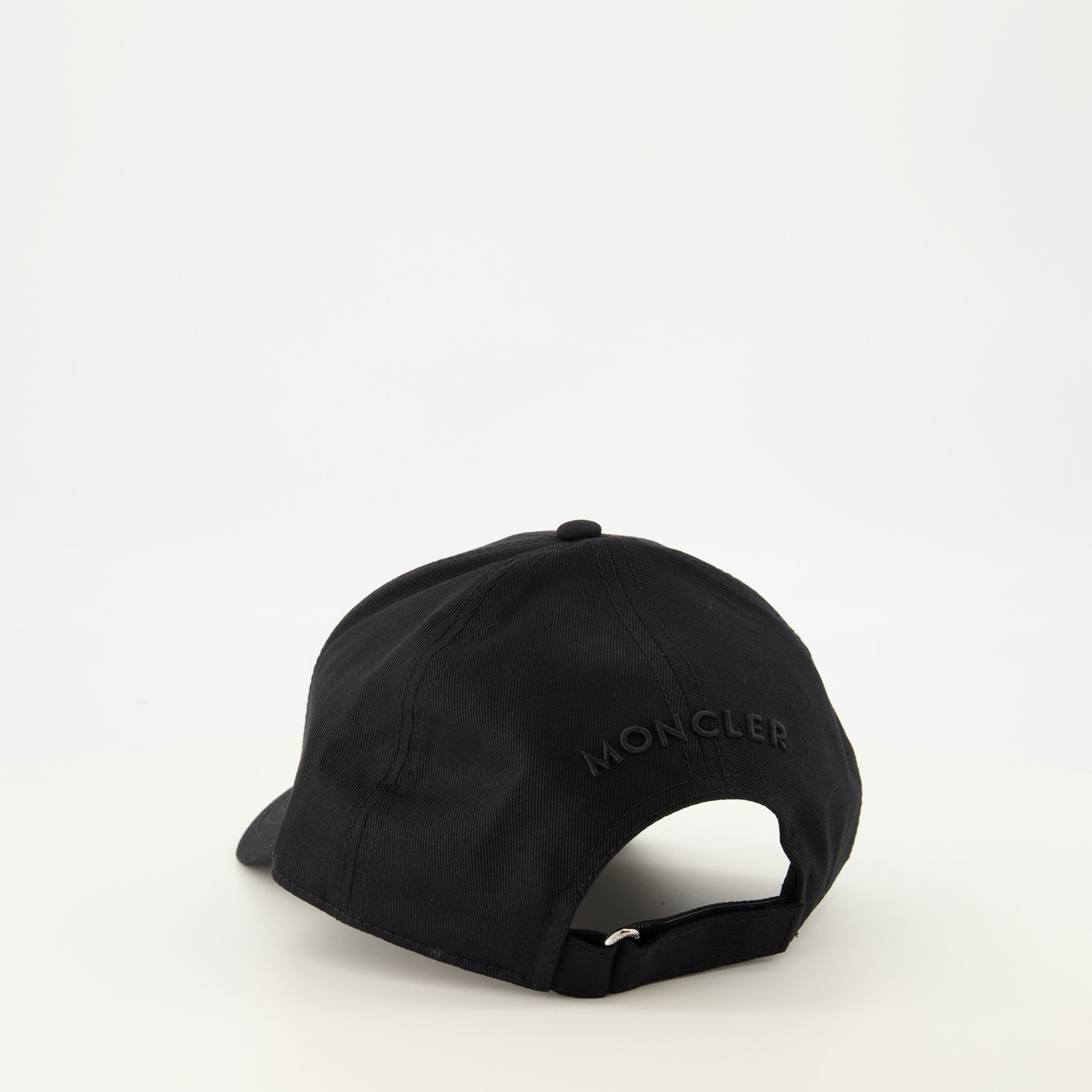 Chapeaux, casquettes et bonnets Casquette en coton noire Moncler Noir Homme