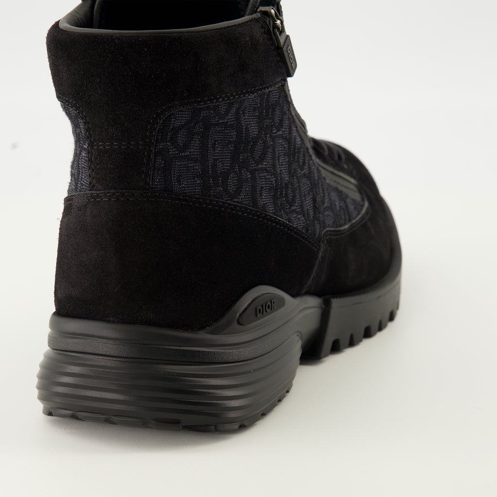 Bild der Dior Herren Oblique Stiefeletten - Herbst-Winter 2025 - Rückansicht
