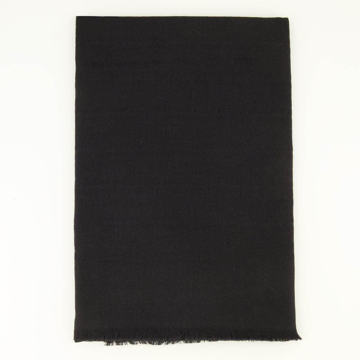 Écharpes, foulards et gants FF Signature Black Scarf Fendi Noir Femme