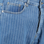 Pantalons Jeans baggy à rayures Drole De Monsieur Bleu Homme