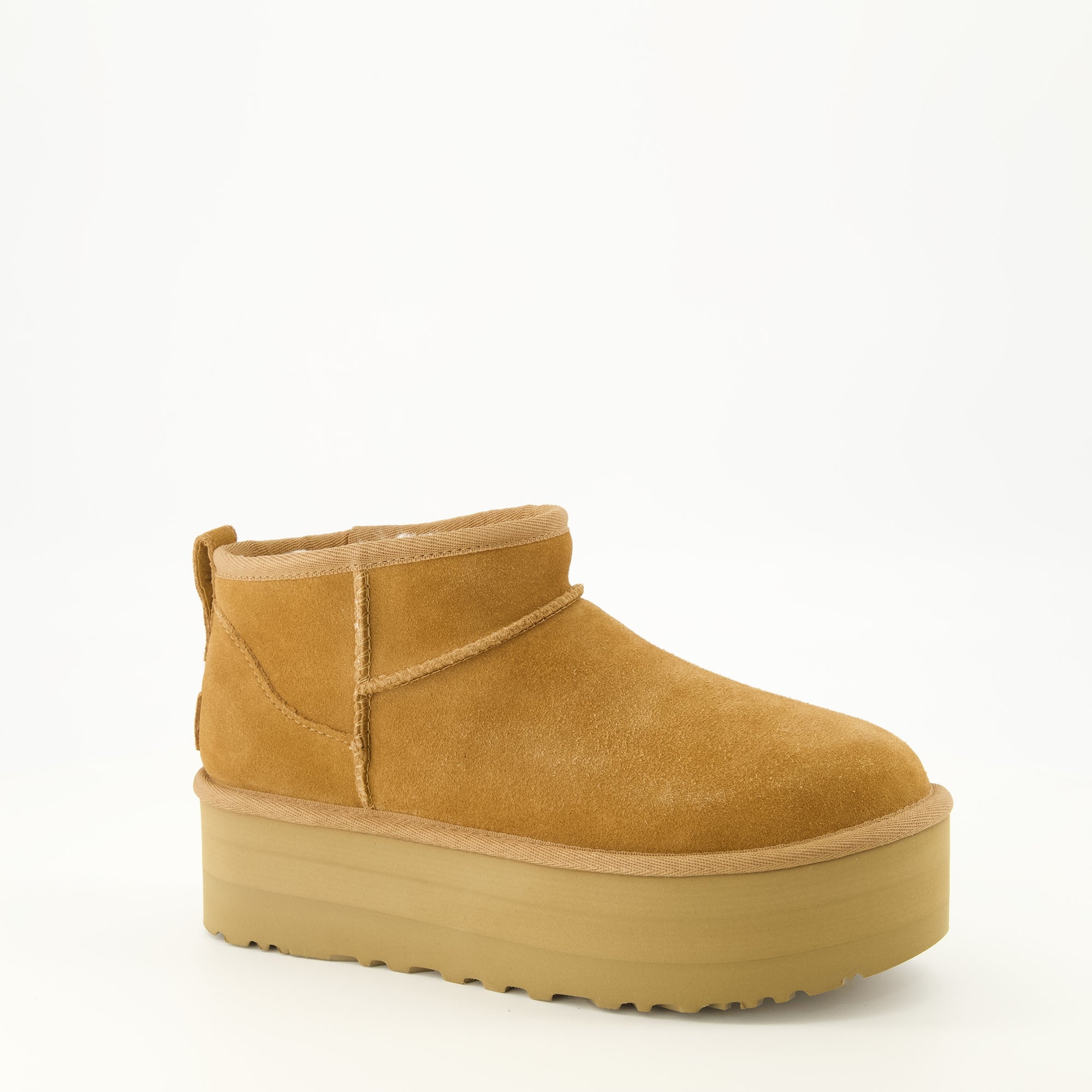 Bottines Brown Classic Ultra Mini Platform Booties Ugg Marron Femme