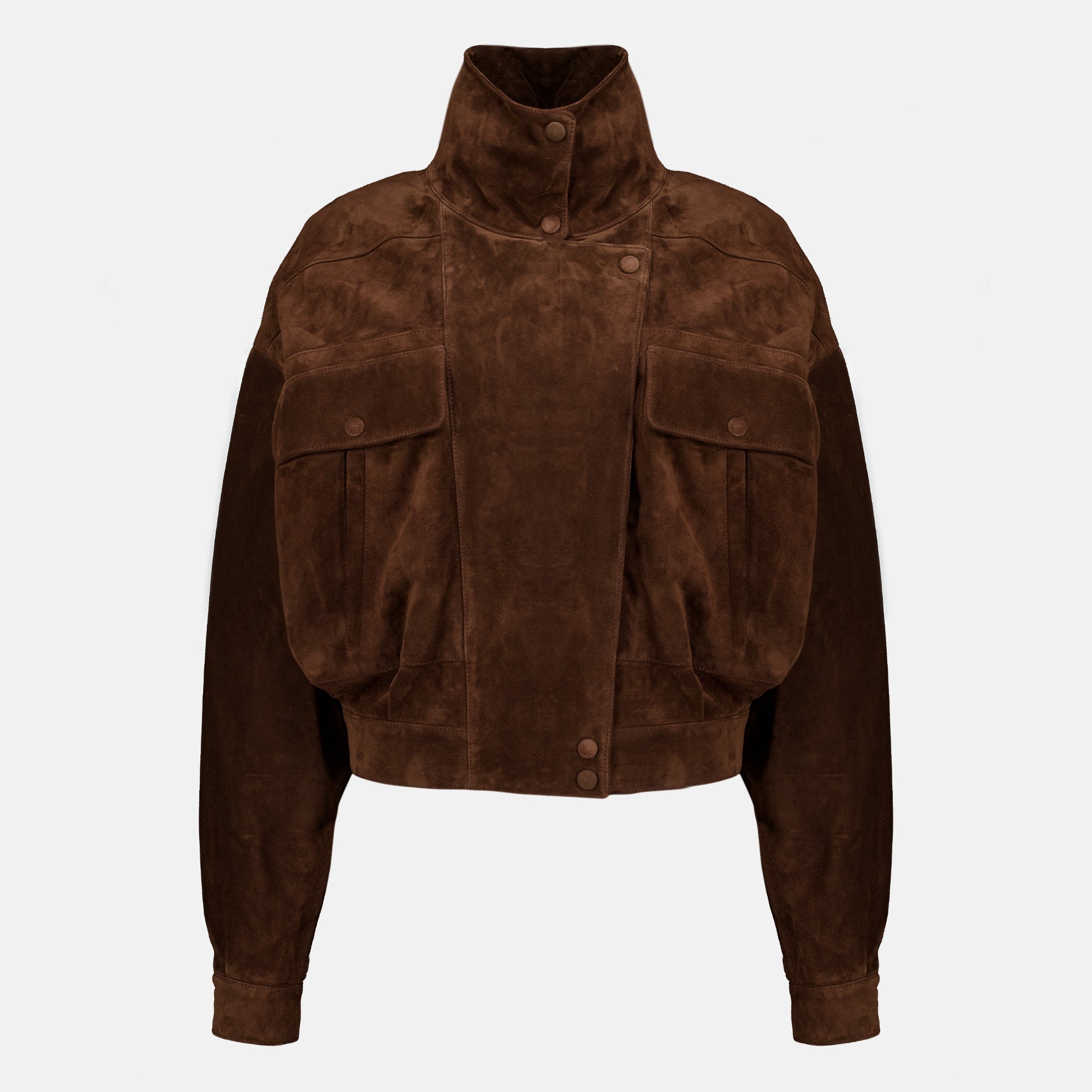 Manteaux Giacca in suede marrone vintage Saint Laurent Marron Femme