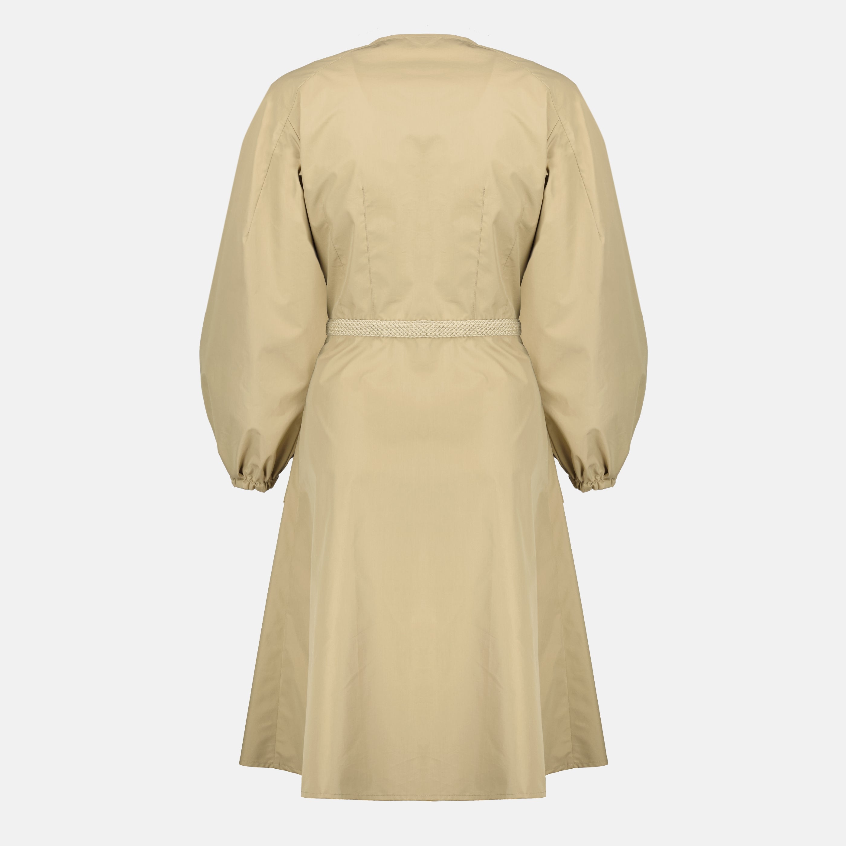 Robes Vestido de Popelín Beige Moncler Beige Femme