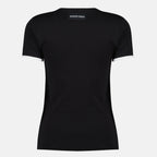 T-shirts 문 블랙 티셔츠 Marine Serre Noir Femme