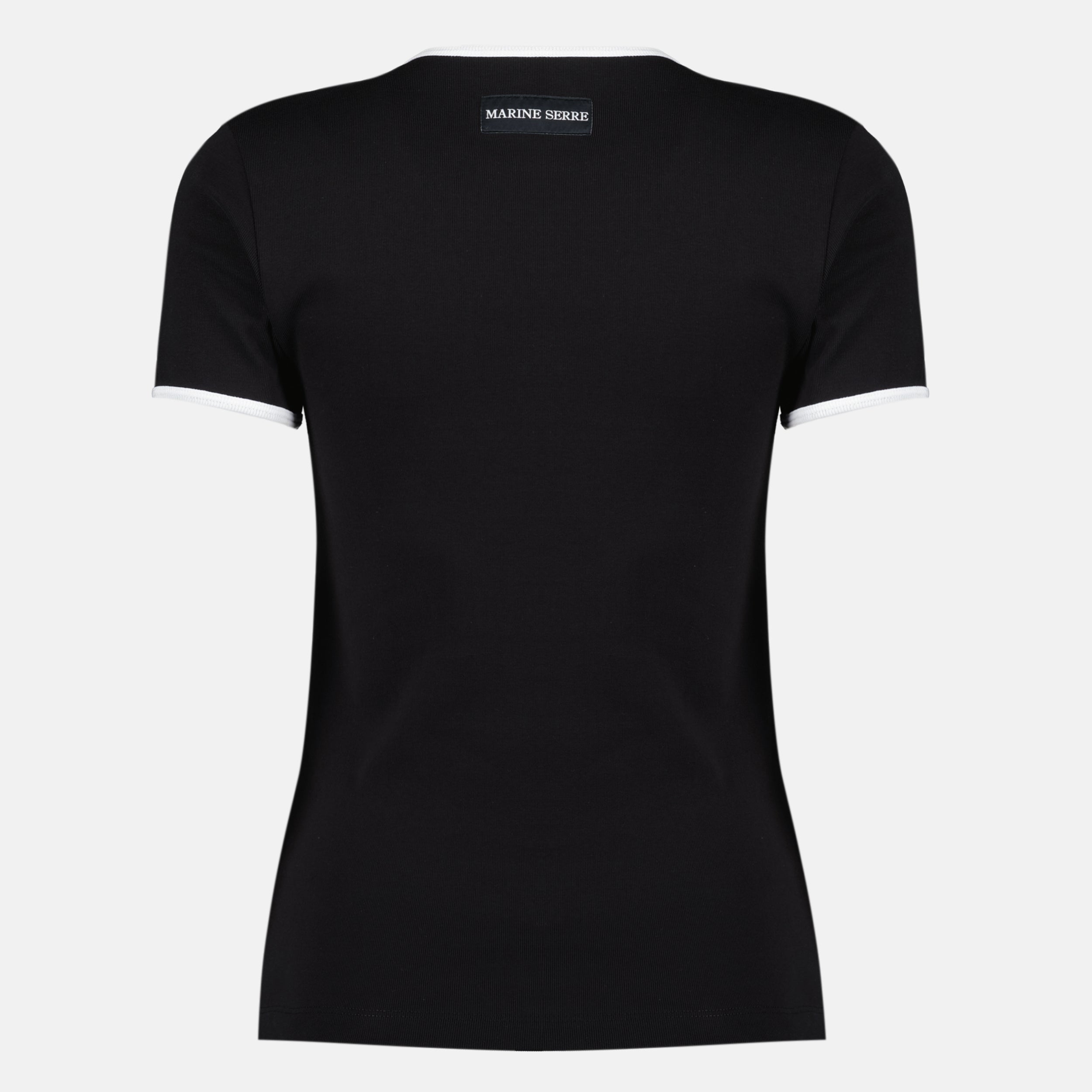 T-shirts T-Shirt Nera Moon Marine Serre Noir Femme