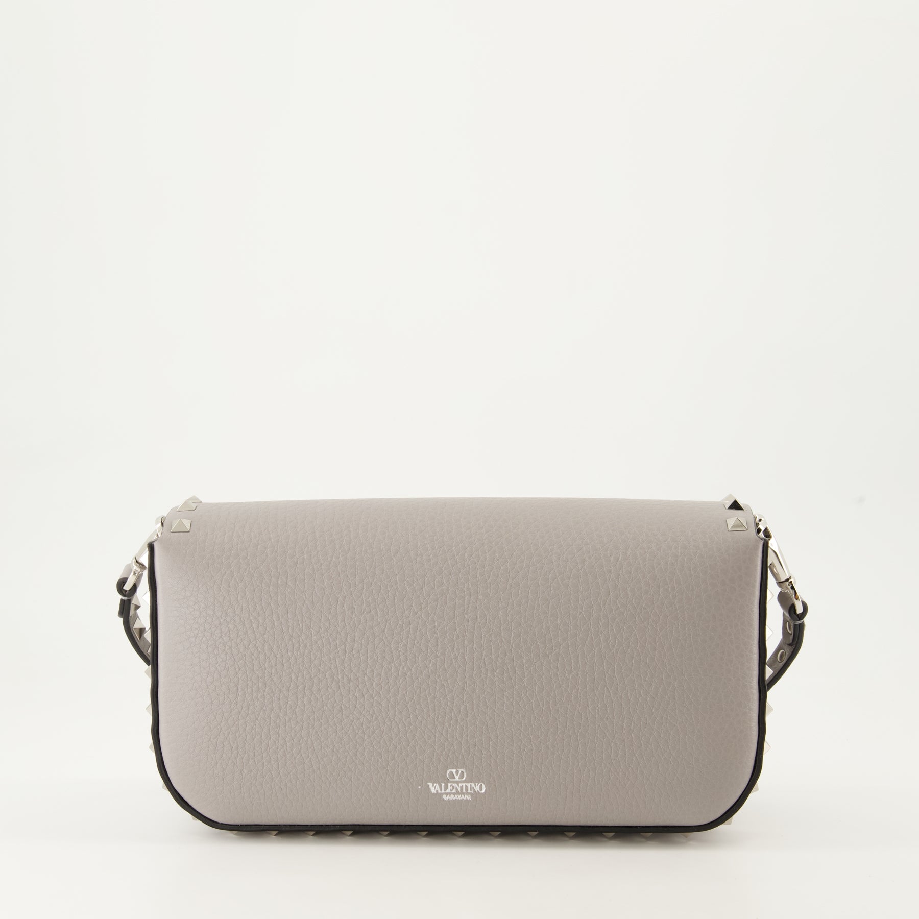 Umhängetaschen Rockstud Schultertasche Valentino Garavani Grau Femme