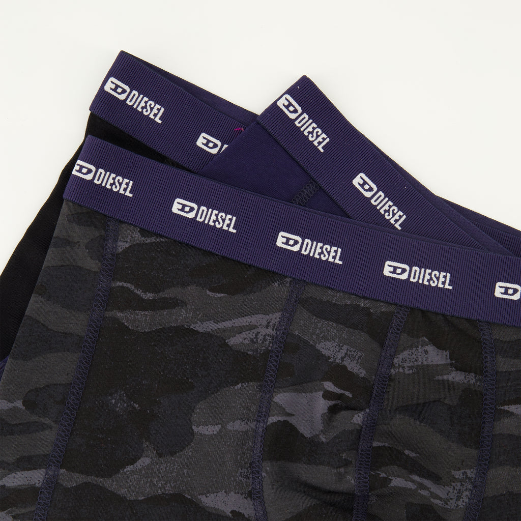 Image of the article Navy blue boxer shorts by Diesel for Men - Spring-Summer 2026 - Detailed View_1
