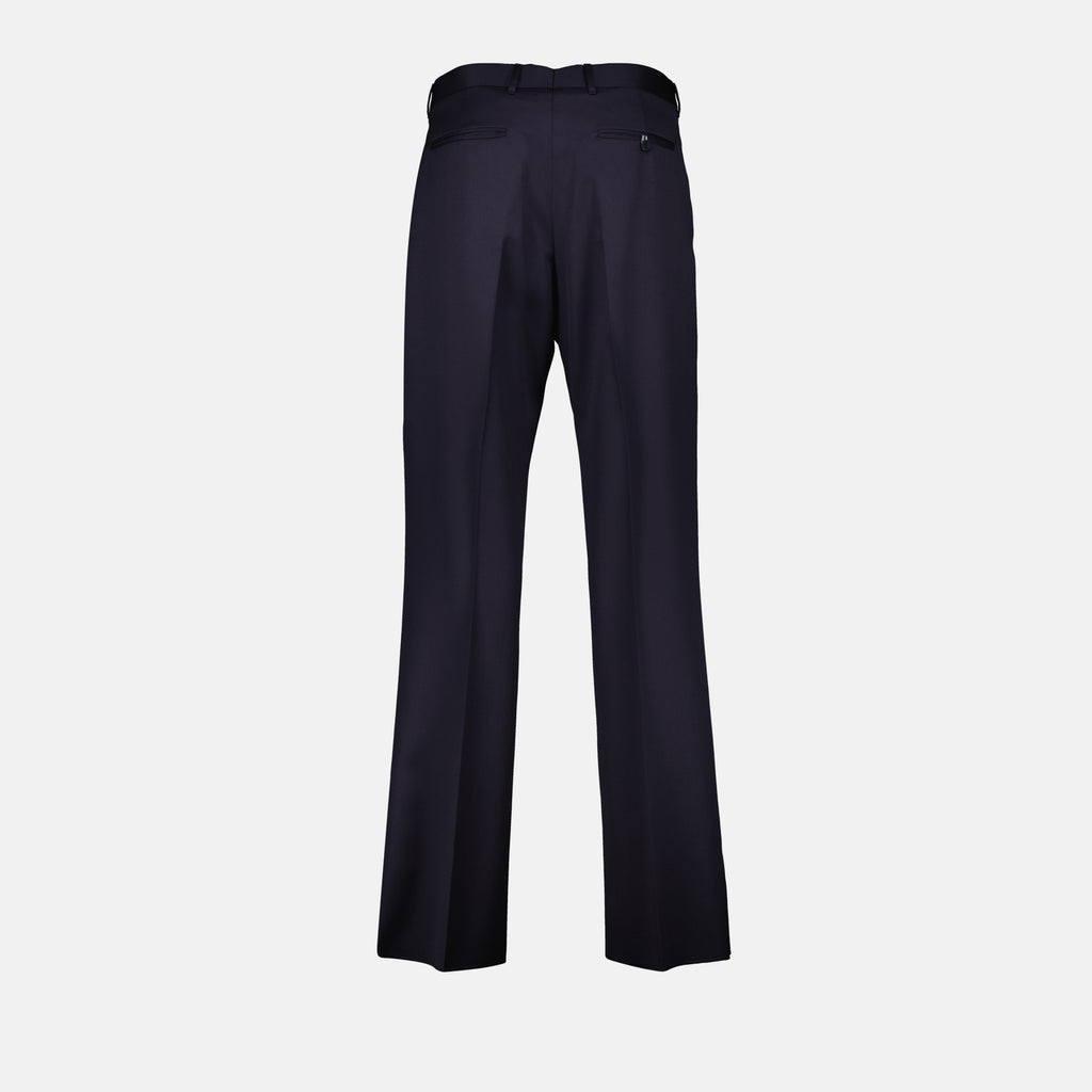 Pantalons Pantalon en laine Dior Bleu foncé Homme