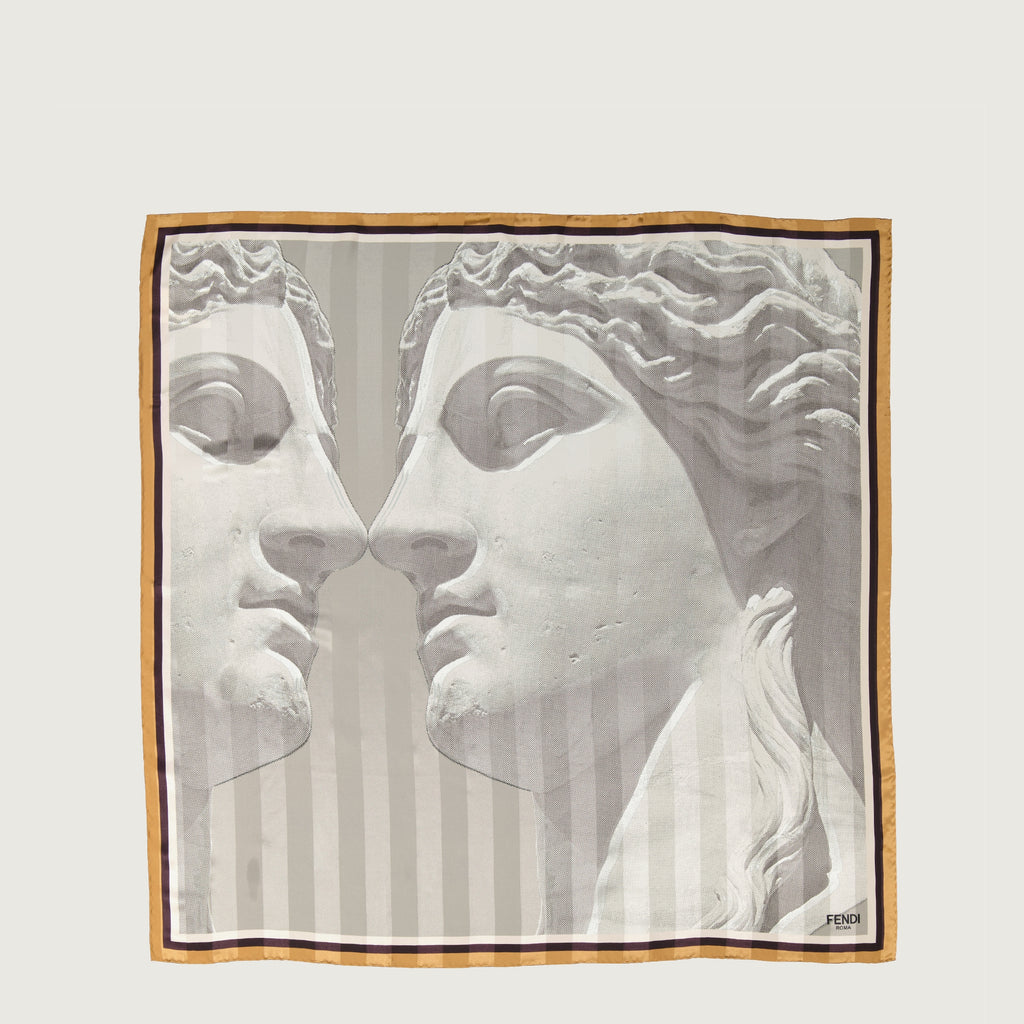 Écharpes, foulards et gants Foulard Fendi Fendi Gris Femme