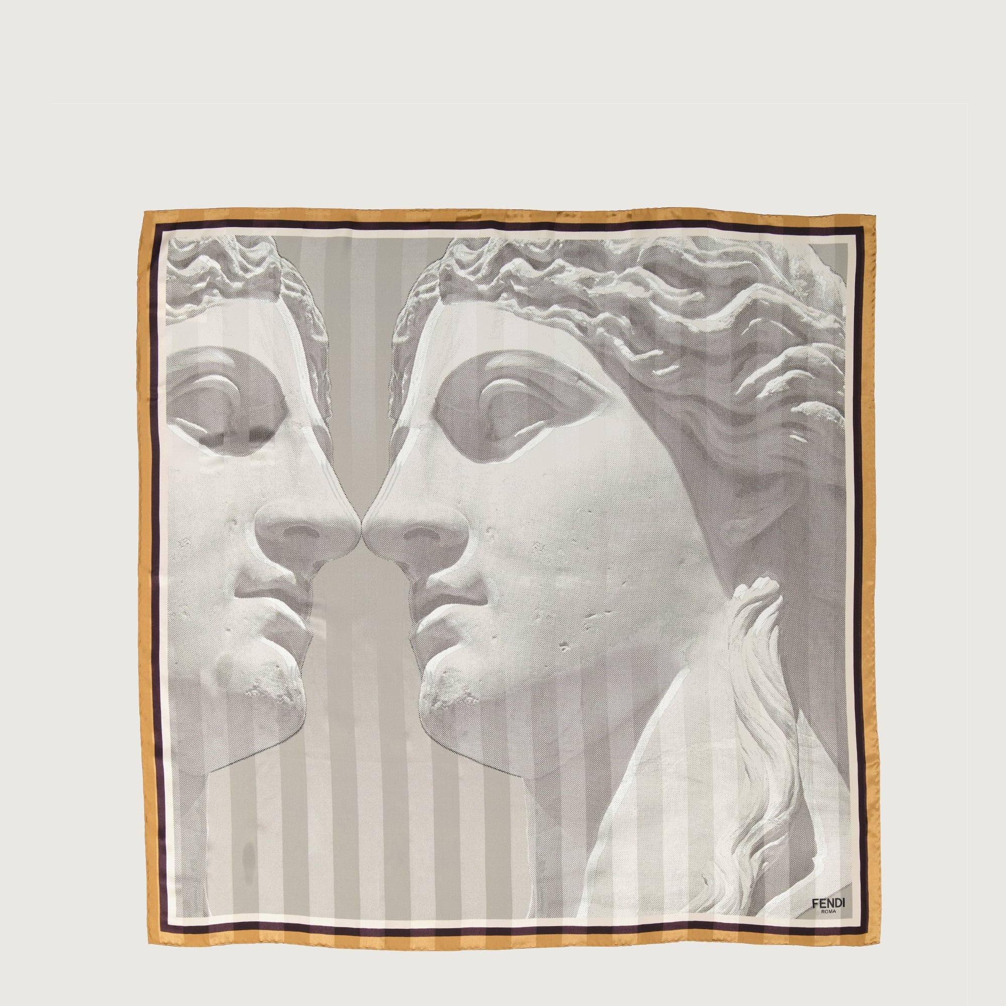 Écharpes, foulards et gants Foulard Fendi Fendi Gris Femme