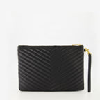 Image de l'article Pochette Cassandre noir de la marque Saint Laurent pour Femme - Saison Printemps-Été 2026 - Vue de Dos