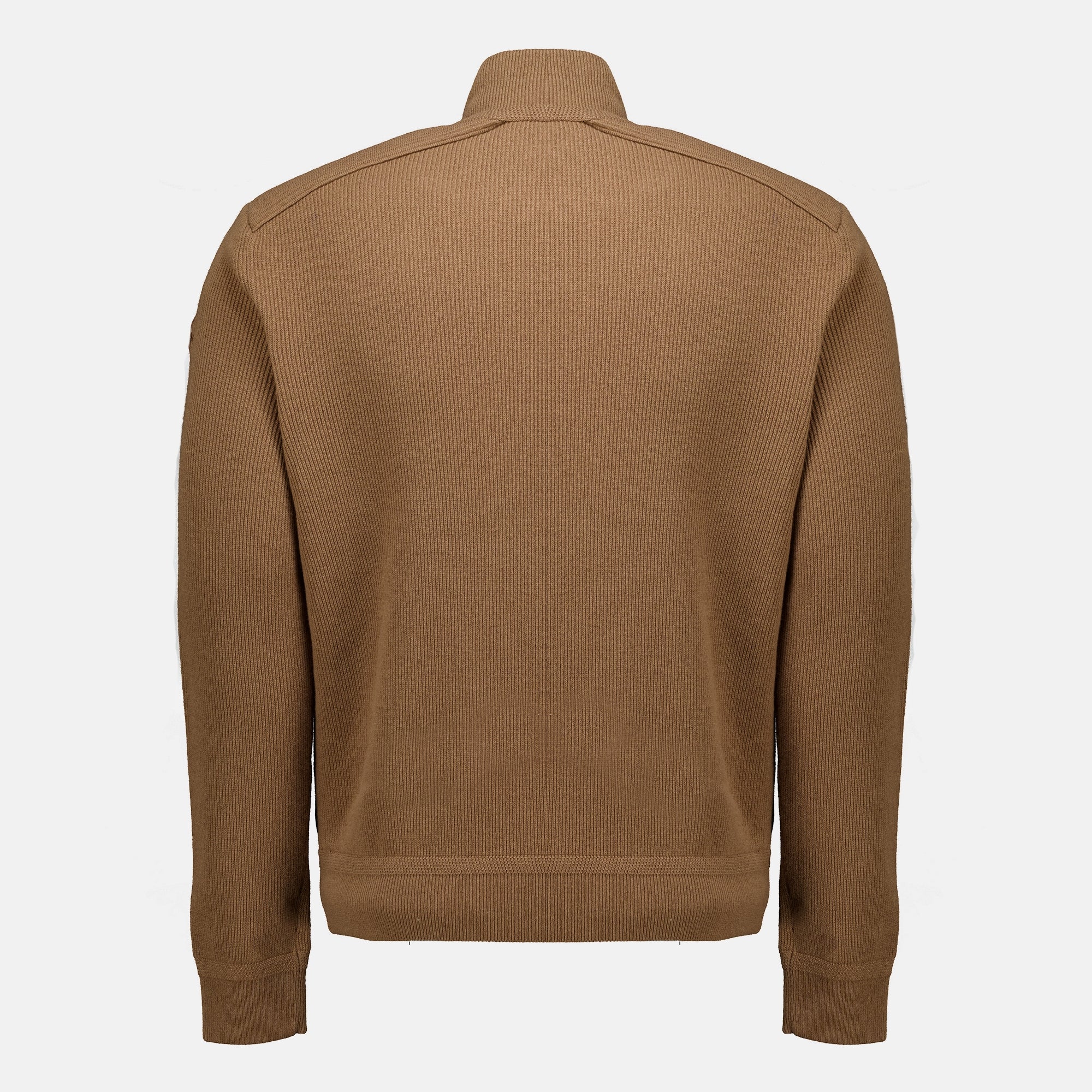 Vestes Cardigan zippé matelassé marron Moncler Marron Homme