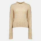 Maille Beiger Rollkragenpullover Moncler Beige Femme