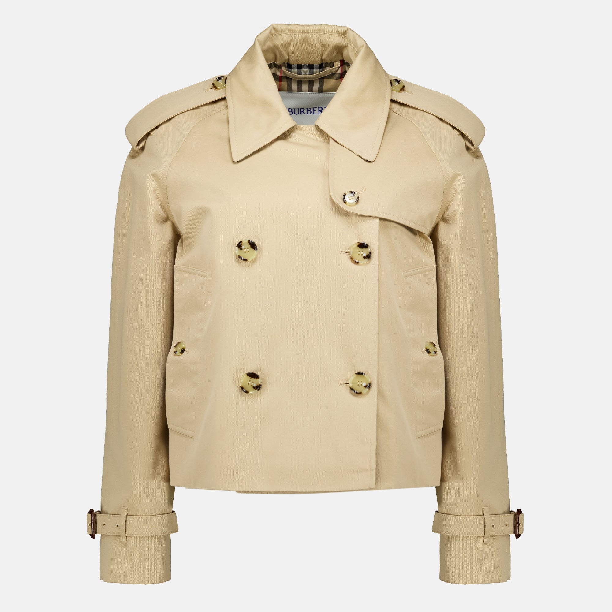 Manteaux Veste Trench Mayfair beige Burberry Beige Femme