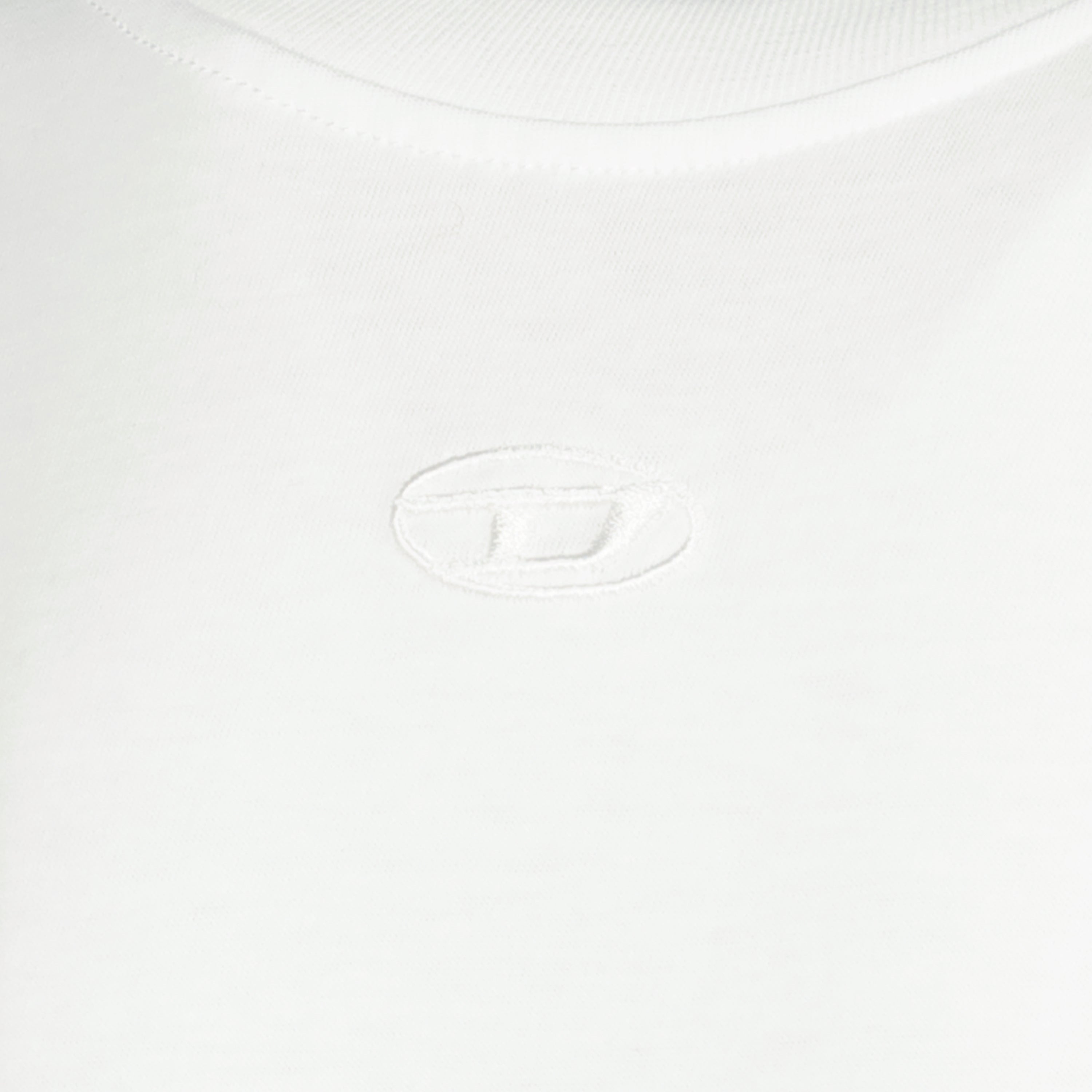 Immagine della t-shirt T-Lucien bianca del marchio Diesel per Uomo - Stagione Primavera-Estate 2026 - Vista Dettagliata_1