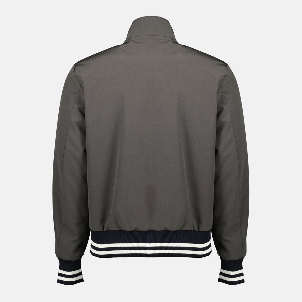 Image of the Moncler Men's Prieure Gray Reversible Bomber - Spring-Summer 2026 - Detailed View 1