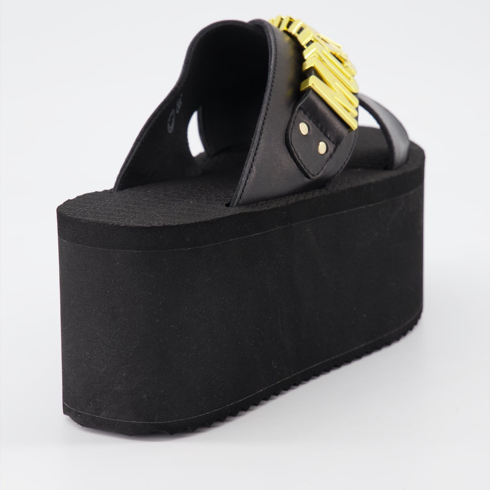 Compensées et plateformes MA28118I1G MF0 000 nero Moschino Noir Femme