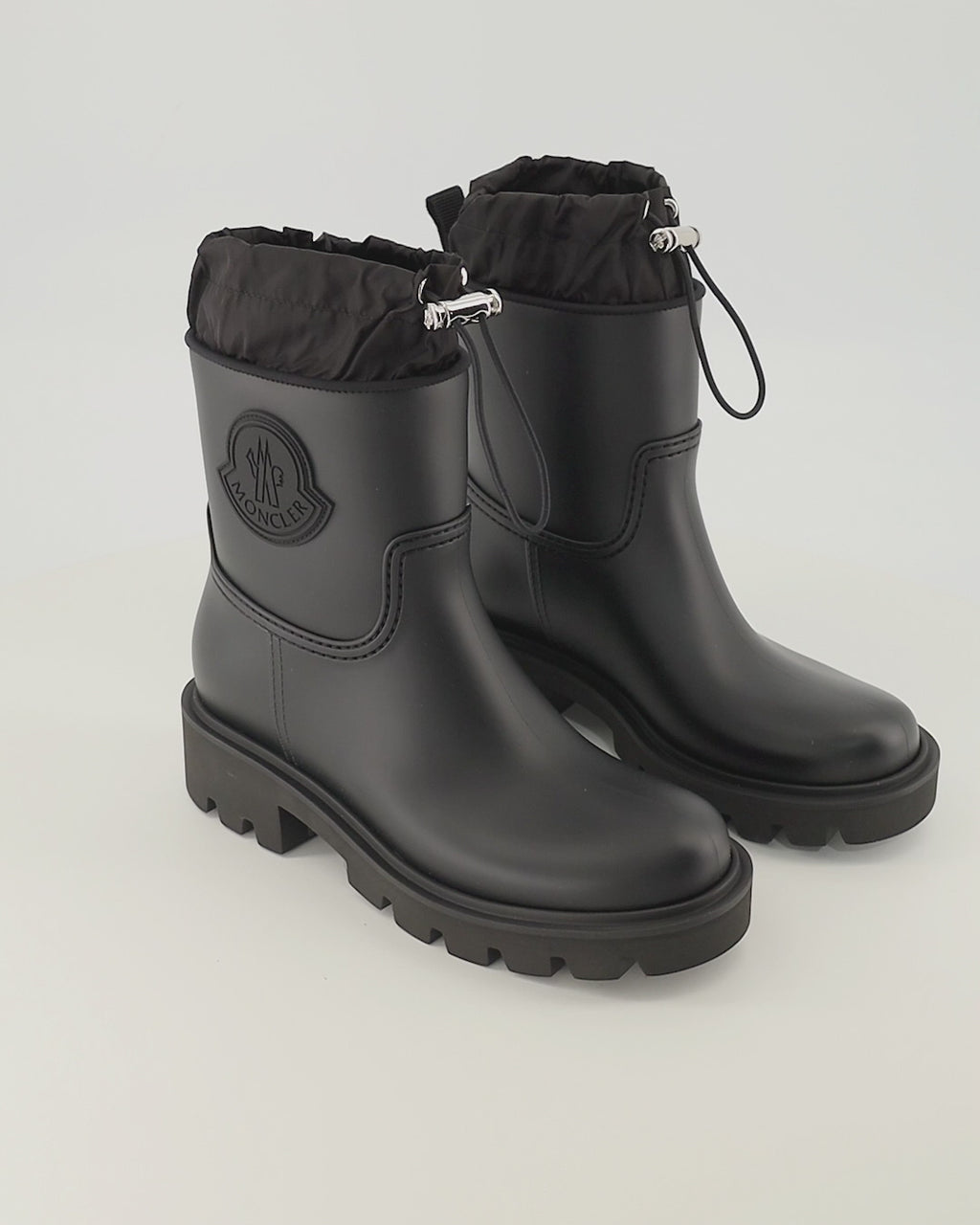 Bottines Botins Pretos Kickstream Moncler Noir Femme