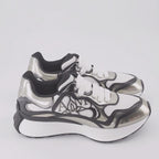 Sneaker Baskets Sprint Runner Alexander McQueen Silber Homme