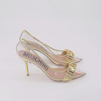 Escarpins Escarpins à cristaux Moschino Doré Femme