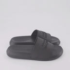 Zapatos abiertos Claquettes à logo Alexander McQueen Negro Homme