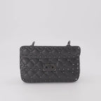 Handtaschen und schultertaschen Sac Rockstud Spike Valentino Garavani Schwarz Femme