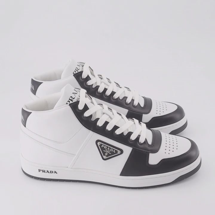 스니커즈 Baskets Downtown Prada 하얀색 Homme