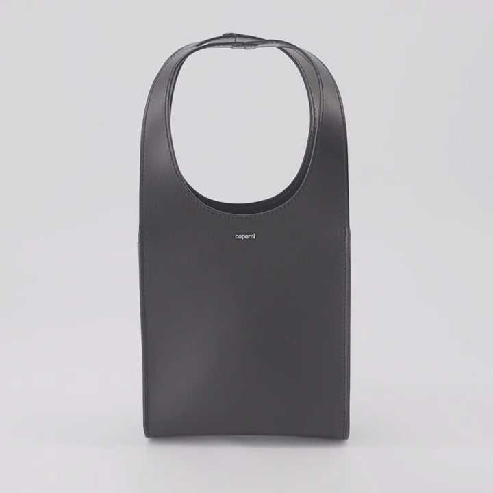 Sacs cabas Sac cabas Swipe à bandoulière Coperni Noir Femme