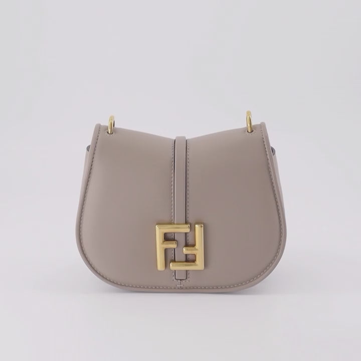 Sacs bandoulière Sac C'mon mini Fendi Gris Femme