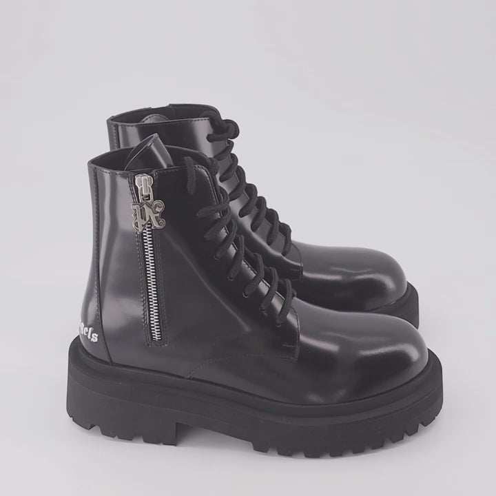 Ankle boots Combat Boots Palm Angels Black Women