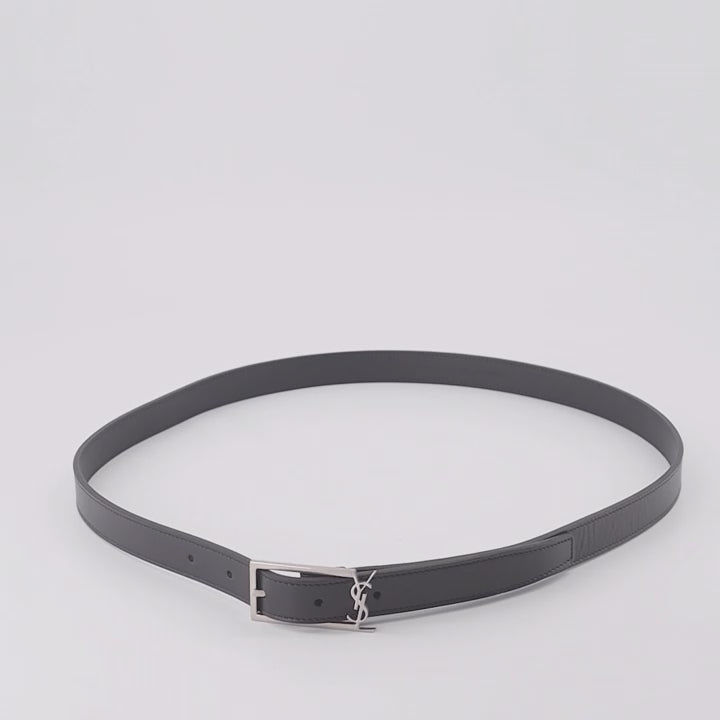 Cintos Ceinture Cassandre Saint Laurent Preto Homme
