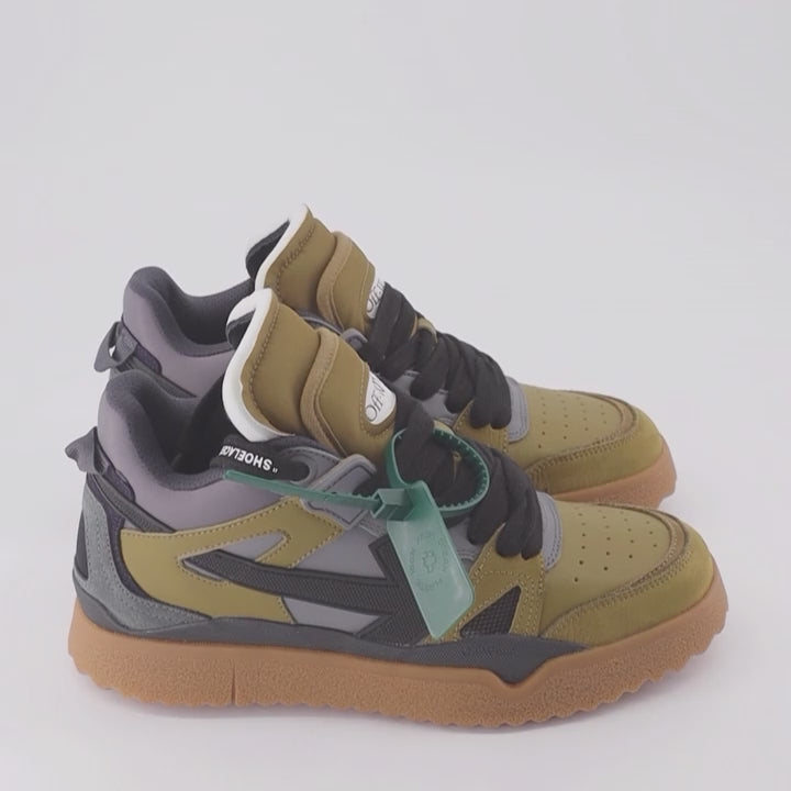 Sneaker Baskets Sponge Off-White Grün Homme