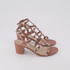 Scarpe aperte Sandales Rockstud Valentino Garavani Marrone Femme