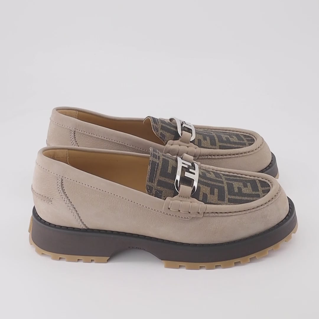 Mocassins Mocassins Fendi O'Lock Fendi Marron Homme
